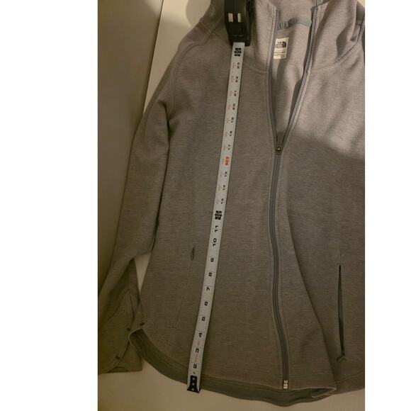 The North Face Women's Medium Hoodie Full Zipper Jacket Gray Hiking Minimalist - Picture 5 of 6